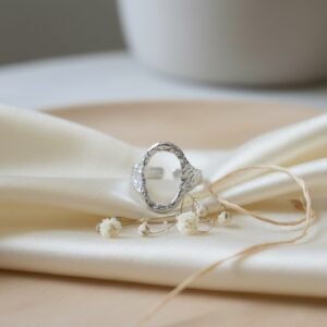 Hammered Orbit Adjustable Ring