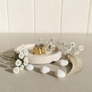 Big Wave Adjustable Ring