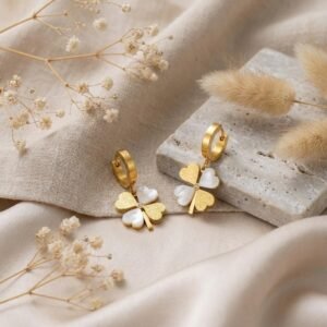 Four Leaf Clover Drop Earrings