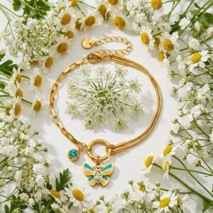 Butterfly Charmed Bracelet