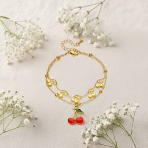 Cherry Charmed Bracelet
