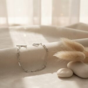 Paperclip Toggle Bracelet