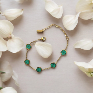 Mini Green Clover Bracelet