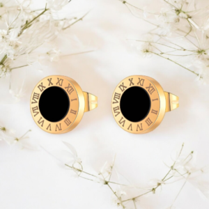 Roman Numeral Stud Earrings